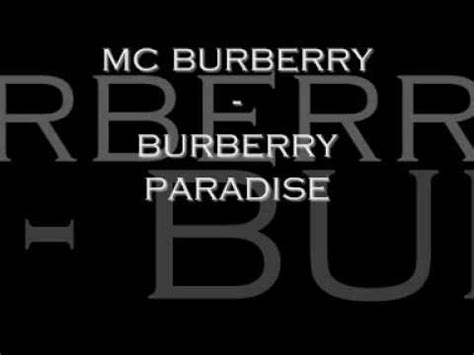 mc burberry mc burberry - burberry paradise